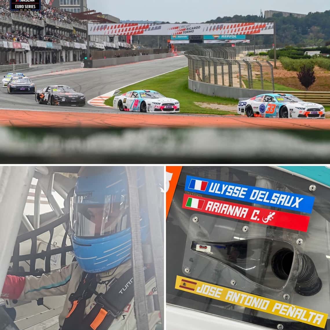 Ulysse Delsaux en Nascar Euro Series à Valence