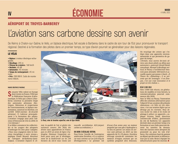 L’aviation sans carbone dessine son avenir