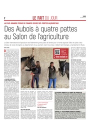 Des Aubois à 4 pattes pour le Salon de l'Agriculture.