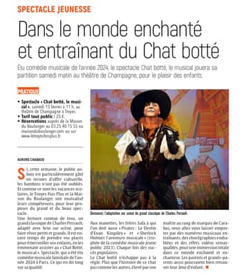Dans le monde enchanté et entraînant du Chat botté