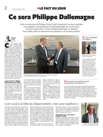 Ce sera Philippe Dallemagne.