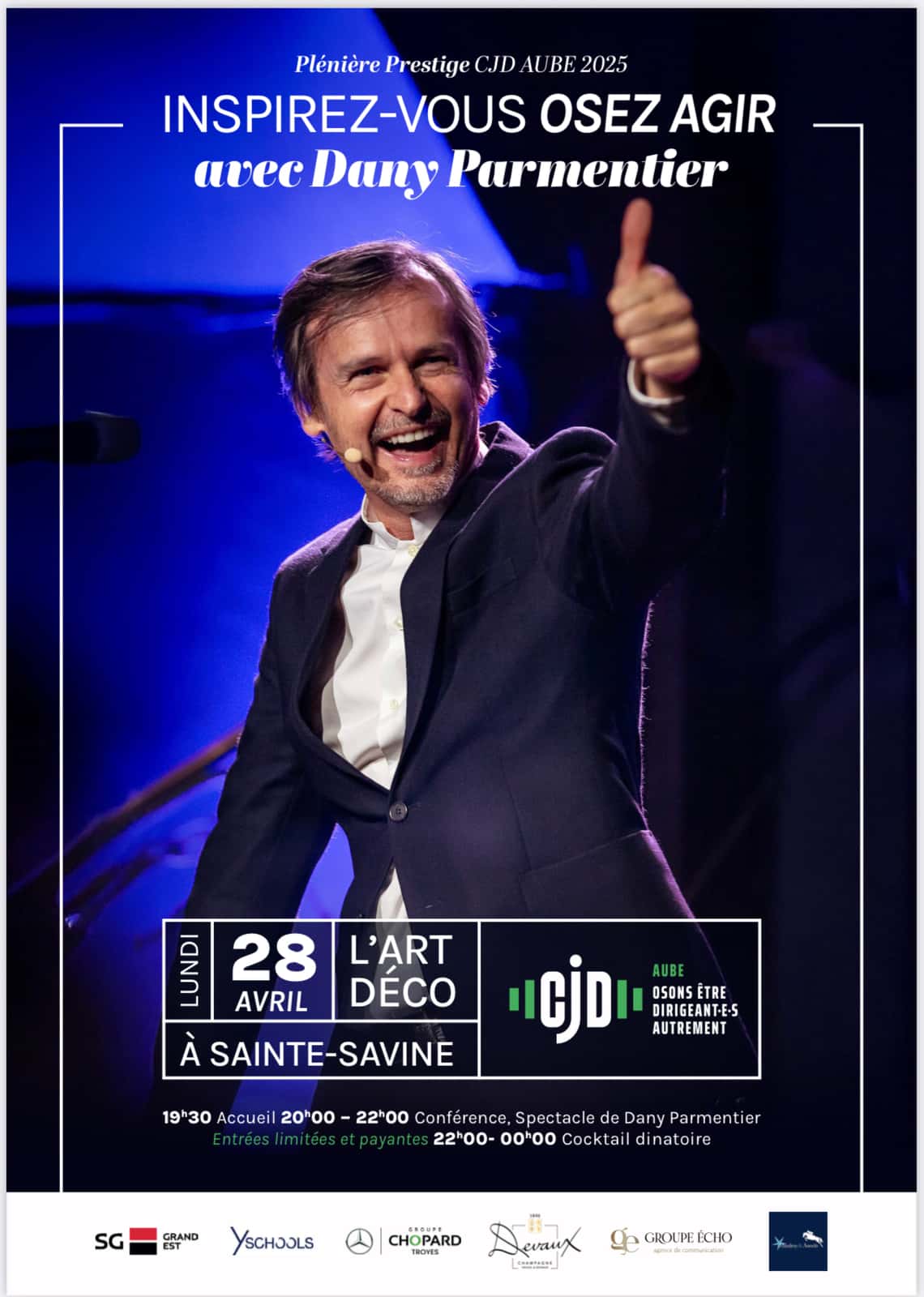 Conférence : INSPIREZ-VOUS, OSEZ AGIR avec Dany Parmentier