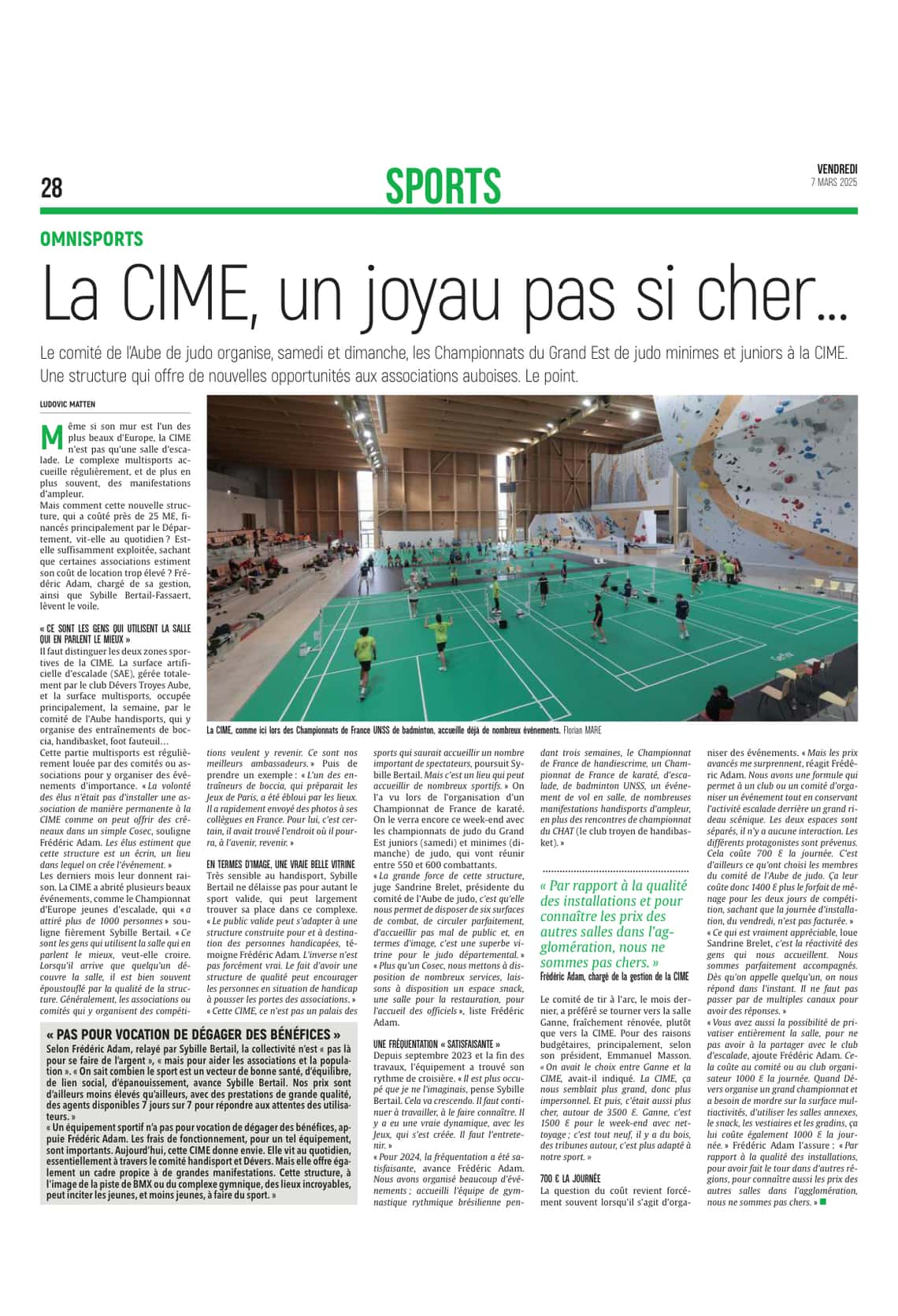 La CIME, un joyau pas si cher...
