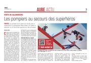 Les pompiers de Troyes au secours... des superhéros !