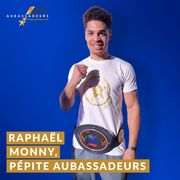 Raphaël Monny, Champion de France de boxe amateur.