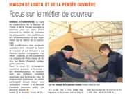 Focus sur le métier de couvreur, samedi 12 et dimanche 13 avril