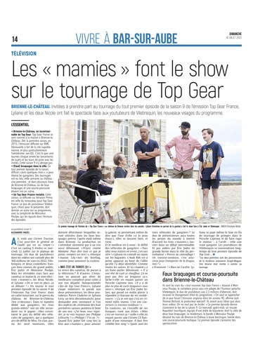 les «mamies» font le show sur le tournage de Top Gear