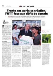 « Le monde a changé et trente ans après, l’UTT est toujours là !»