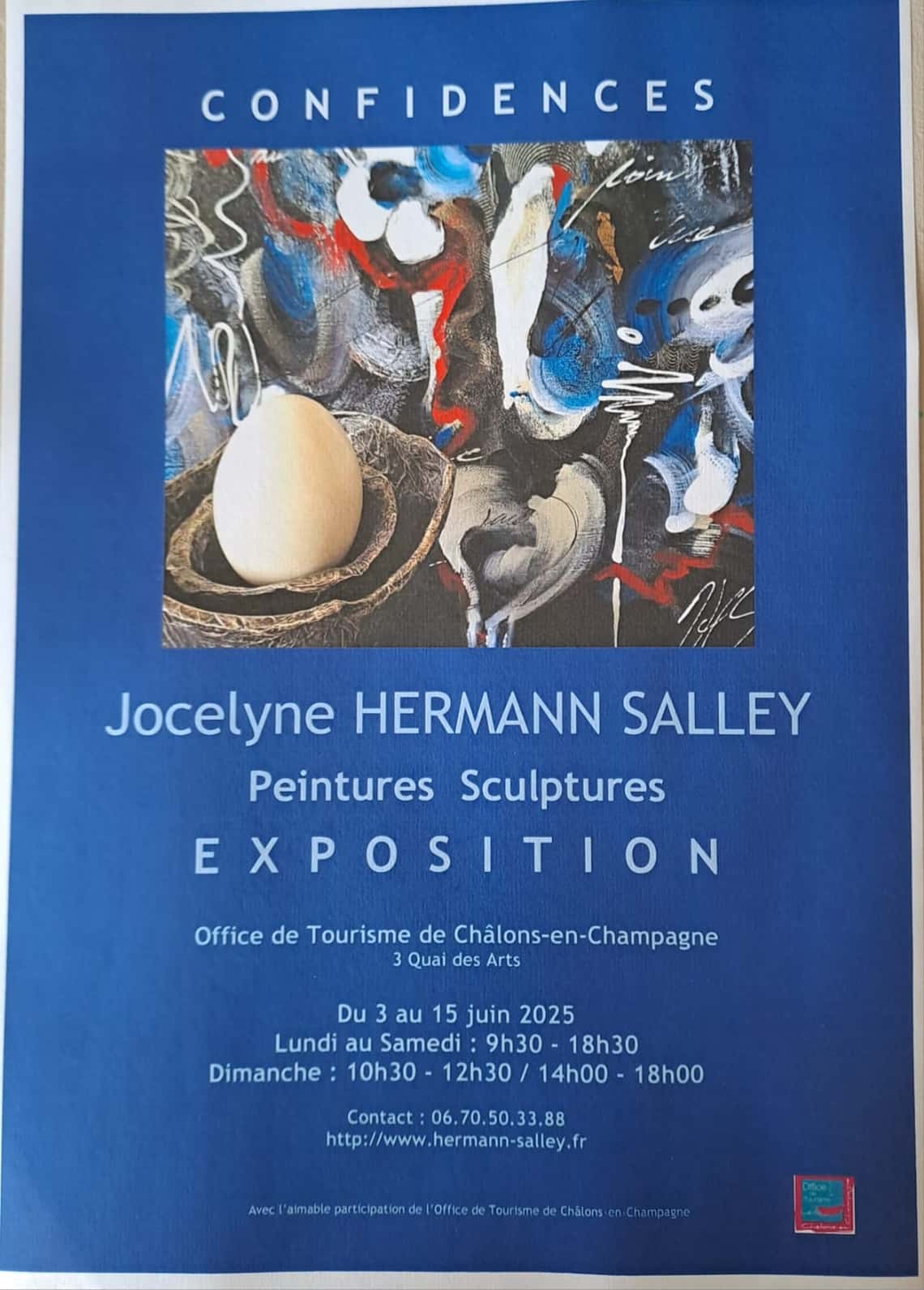 Des nouvelles de nos Pépites : nouvelle expo pour Jocelyne Hermann Salley