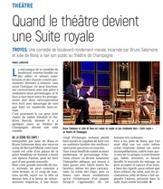 Quand le théâtre devient la suite royale