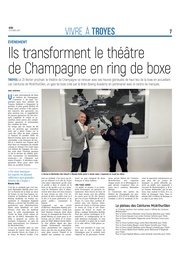 Le théâtre de Champagne à Troyes va se transformer en ring de boxe