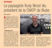 Le paysagiste Rudy Birost élu président de la CNATP