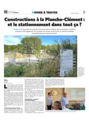 Construction de la Planche-Clément à Troyes : et le stationnement dans tout ça ?