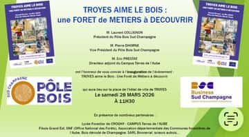 2ème édition de Troyes aime le bois : une forêt de métiers à découvrir !