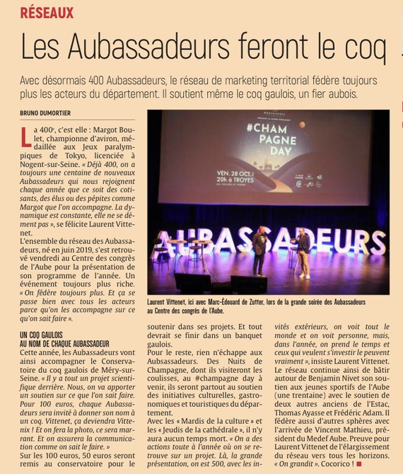 Les Aubassadeurs feront le coq !