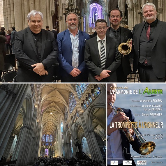 Concert de l'harmonie de l'Alerte à la Cathédrale.