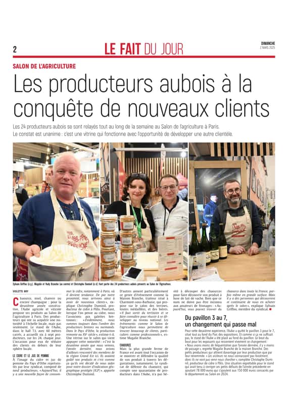 Producteurs aubois à la conquête de nouveaux clients !