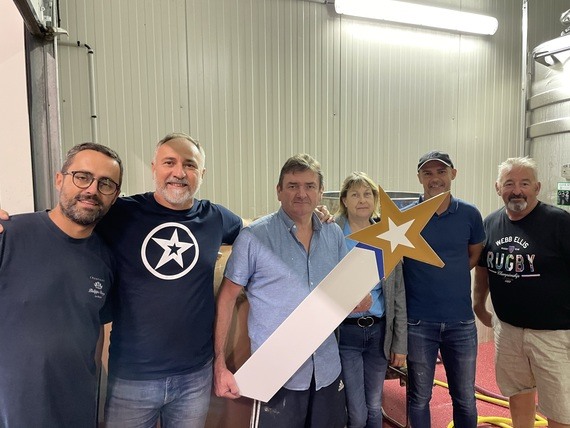 Visite amicale à quelques Aubassadeurs des Riceys pendant les vendanges.