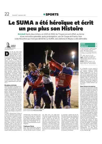Le SUMA a été héroïque et écrit un peu plus son Histoire.