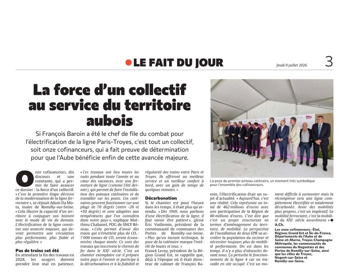 La force d'un collectif au service du territoire aubois !