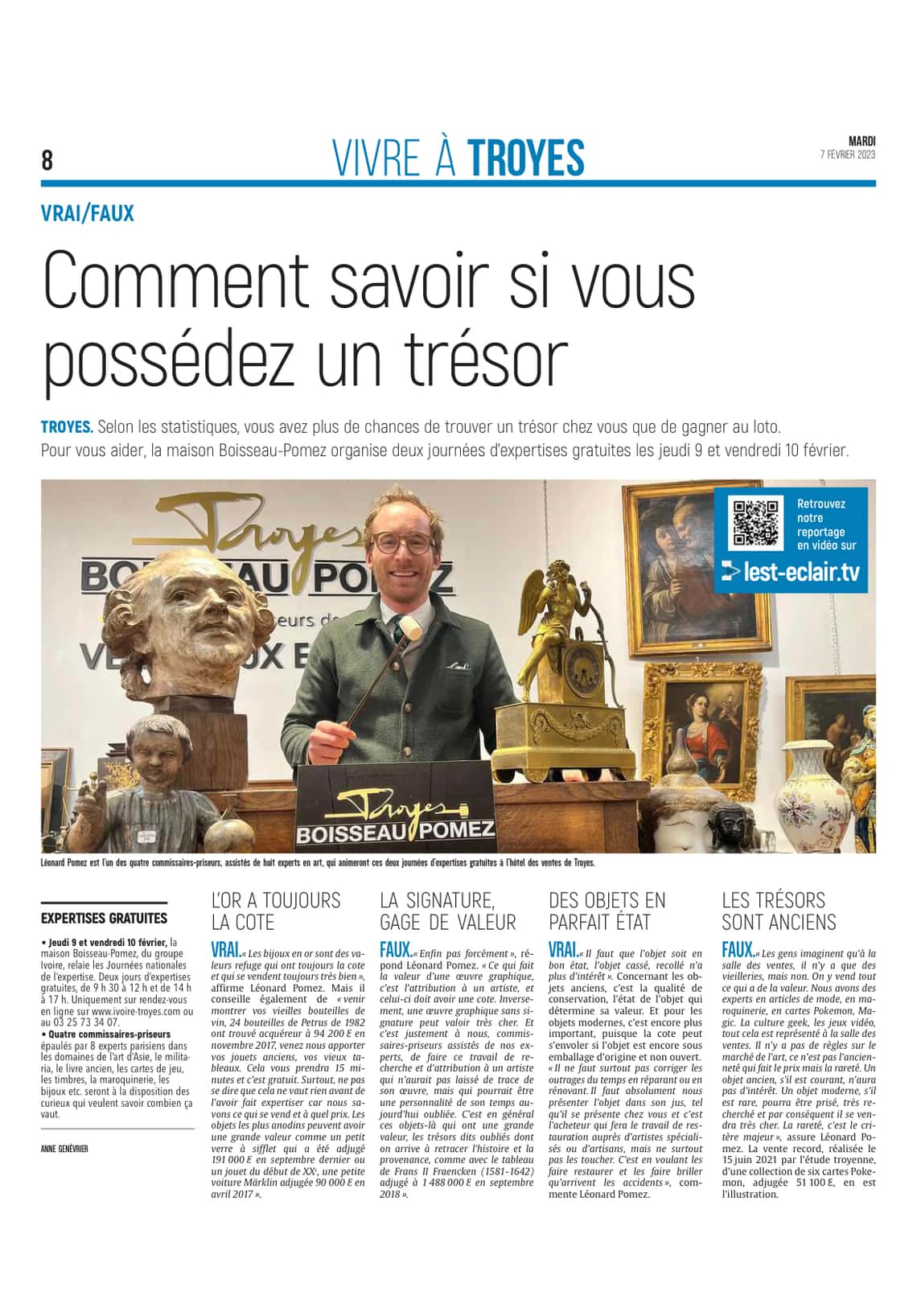 Comment savoir si vous possédez un trésor?