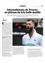Internationaux de tennis de Troyes : un plateau de très belle qualité !