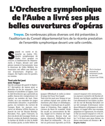 Une belle déclinaison d’ouvertures d’opéras avec l’Orchestre symphonique