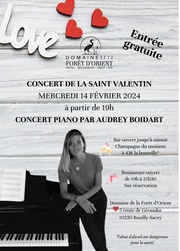 Concert de la Saint Valentin au Domaine de la Forêt d'Orient.