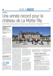 Une année record pour le Château de la Motte-Tilly