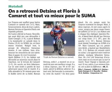 On a retrouvé Detsina et Florès à Camaret et tout va mieux pour le SUMA