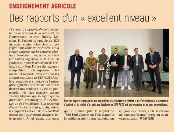 Des rapports d’un «excellent niveau»