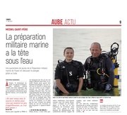Mesnil-Saint-Père : la Préparation militaire marine a la tête sous l’eau