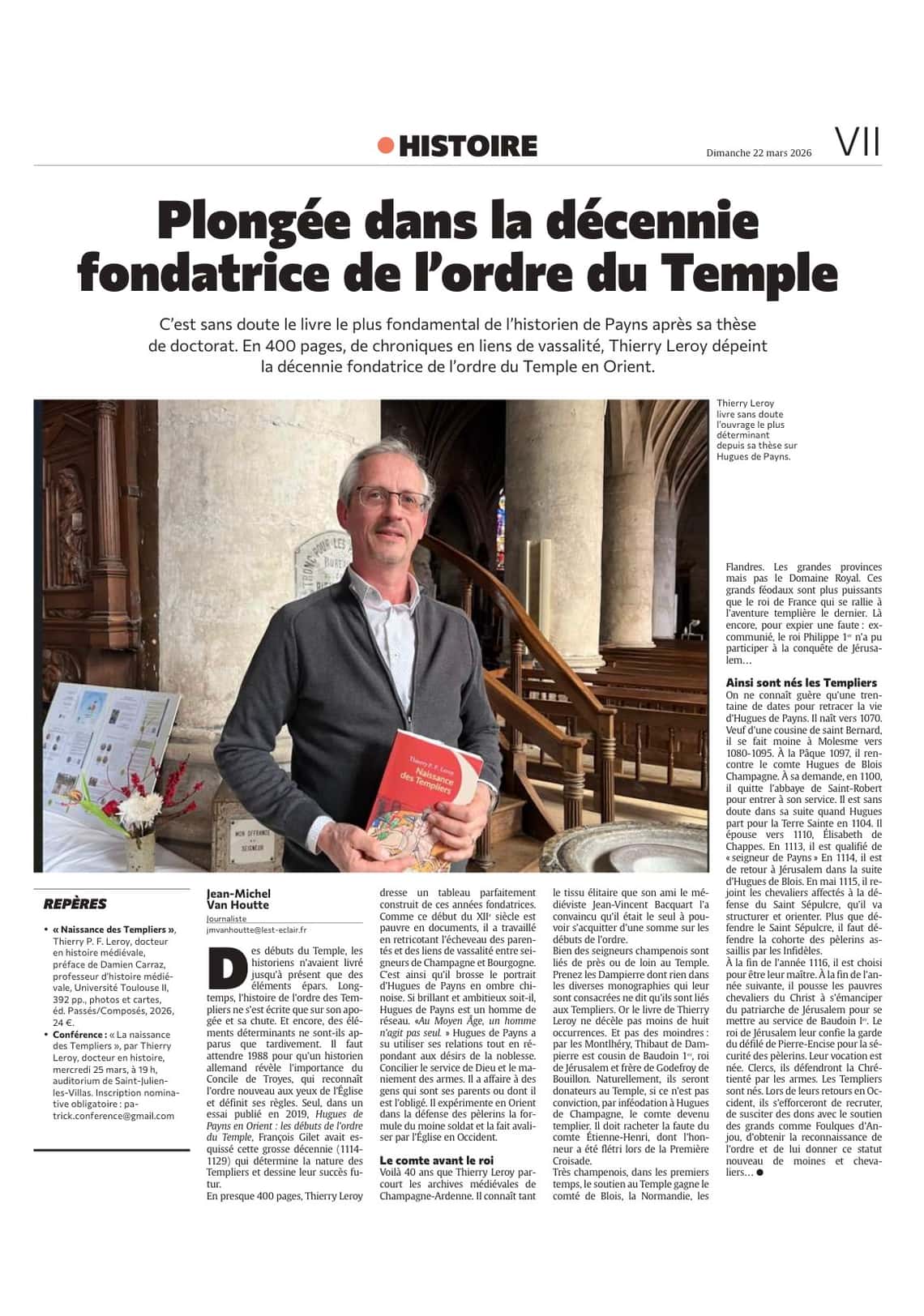 Plongée dans la décennie fondatrice de l’ordre du Temple