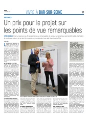 Un prix pour le projet sur les points de vue remarquables