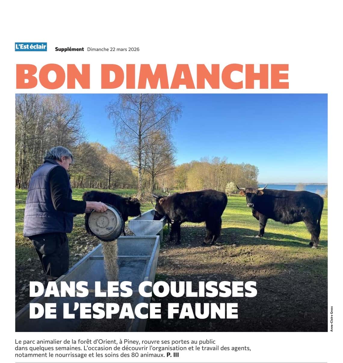 Dans les coulisses de l'Espace Faune