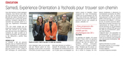 Samedi, Expérience Orientation à Yschools pour trouver son chemin.