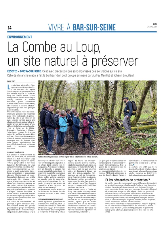 La combe au loup,un site naturel à préserver.