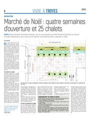 Marché de Noël : quatre semaines d'ouverture et 25 chalets.