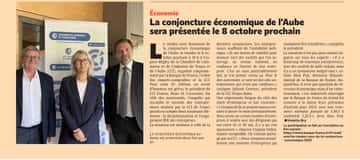 La conjoncture économique de l'Aube sera présentée le 8 octobre prochain !