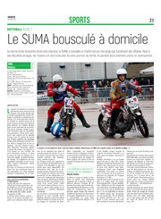 Motoball : le SUMA bousculé à domicile samedi soir