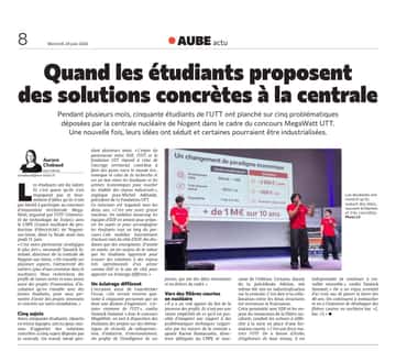 Quand les étudiants de l’UTT proposent des solutions concrètes à la centrale !
