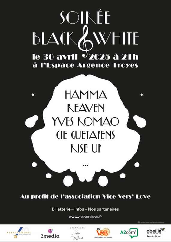 Soirée Black & White, une pluie de Pépites à l'Espace Argence