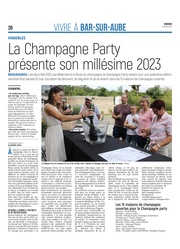 Barsuraubois : la Champagne Party présente son millésime 2023