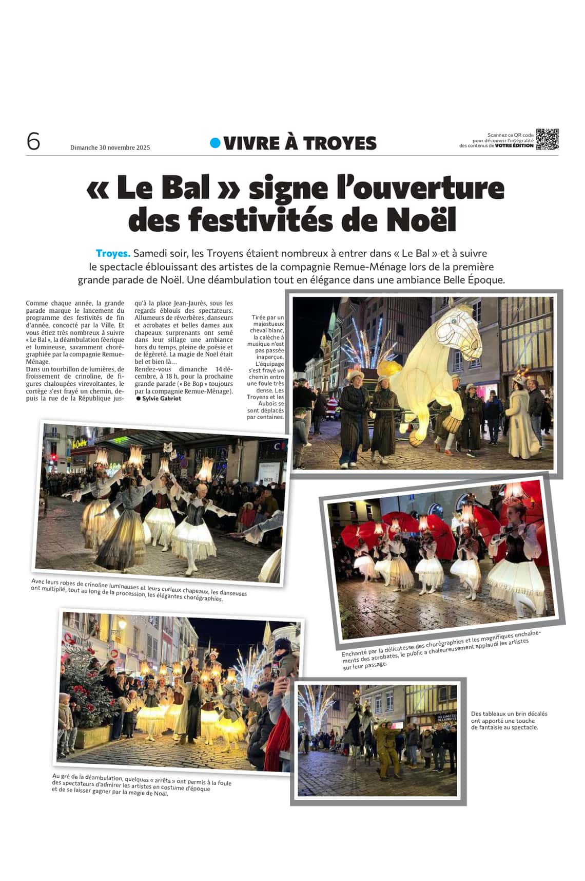 « Le Bal » signe l’ouverture des festivités de Noël