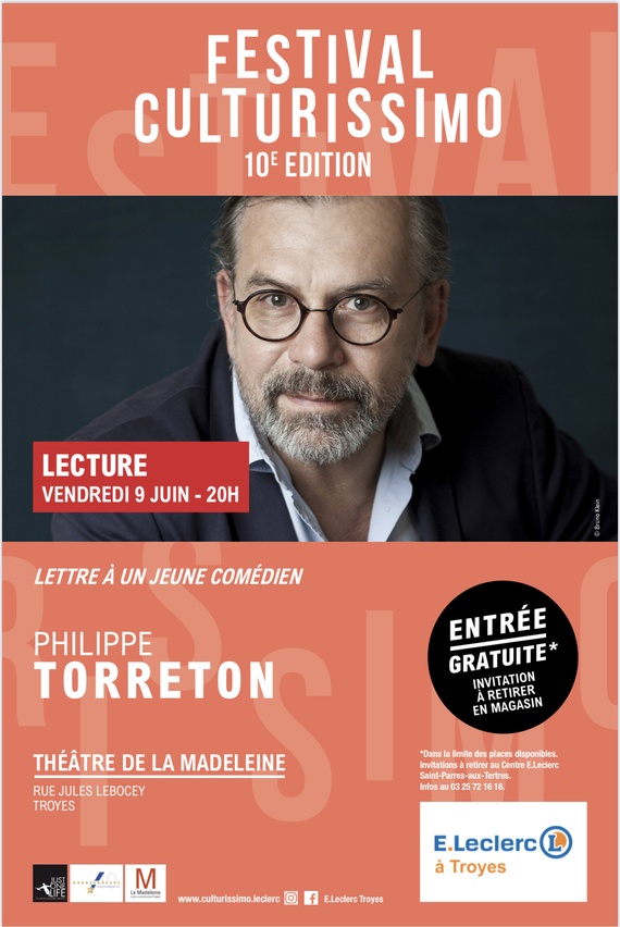 Culturissimo avec Philippe Torreton à La Madeleine.