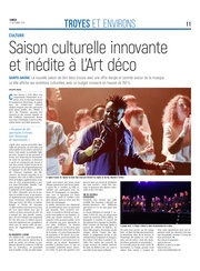 Saison culturelle innovante et inédite à l'Art Déco.