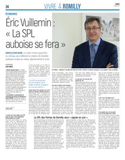 Éric Vuillemin, maire de Romilly-sur-Seine : « La SPL auboise se fera »