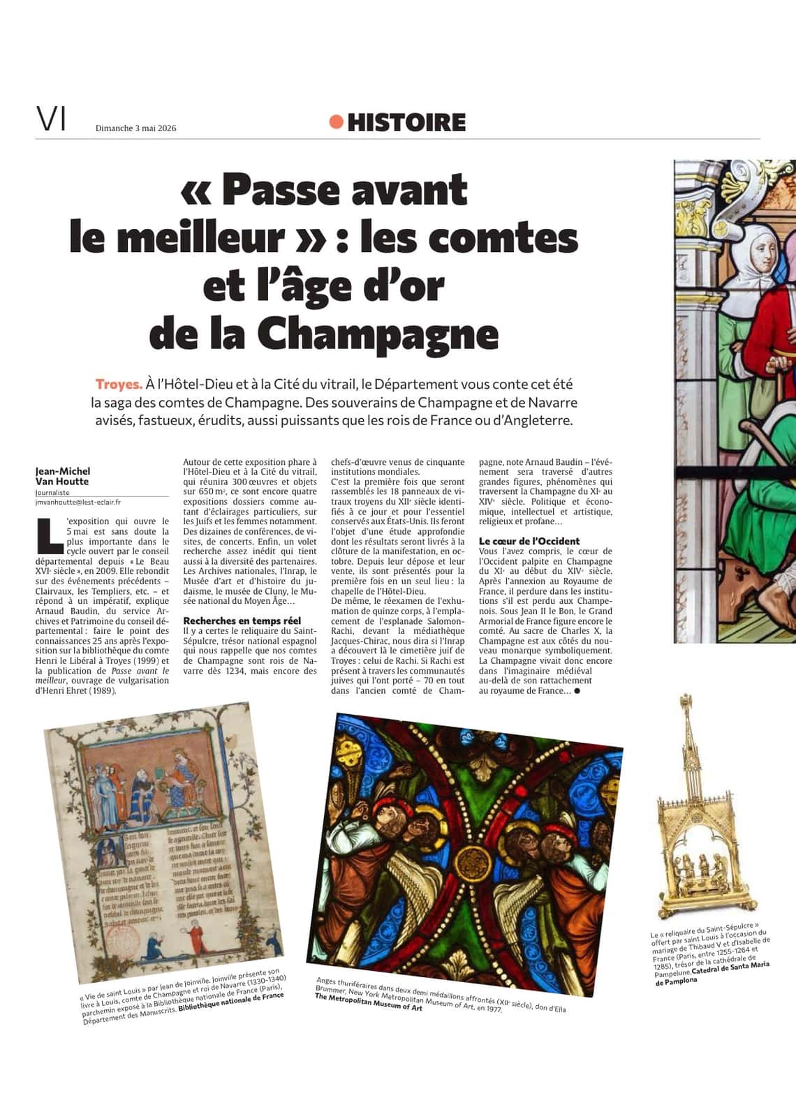 « Passe avant le meilleur » : les comtes et l’âge d’or de la Champagne