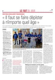 Il faut se faire dépister à n'importe quel age !