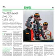 Viny Beltramelli, Pépite et pilote GT4 joue gros cette saison
